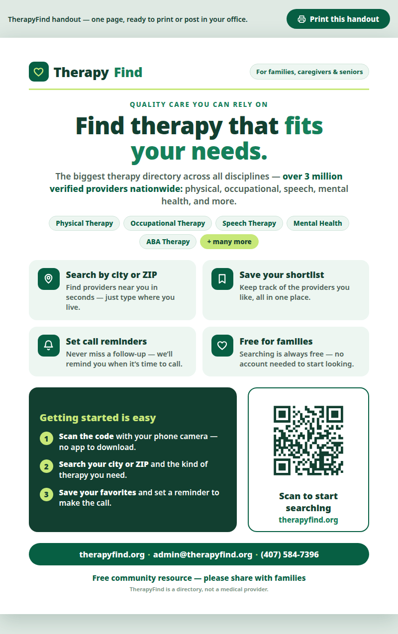 New Resource: TherapyFind